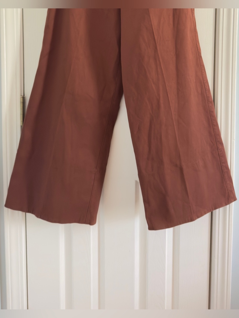 SPANX Hickory Stretch Twill Wide Leg Pants L Large NWT - Picture 5 of 13